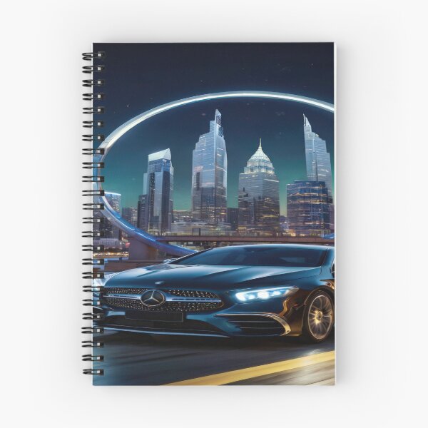 Item preview, Mercedes Benz wallpaper in the city  with skyscrapers designed and sold by Expressions-Sel.