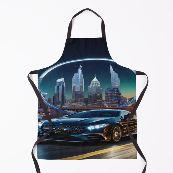 Item preview, Mercedes Benz wallpaper in the city with skyscrapers designed and sold by Expressions-Sel.