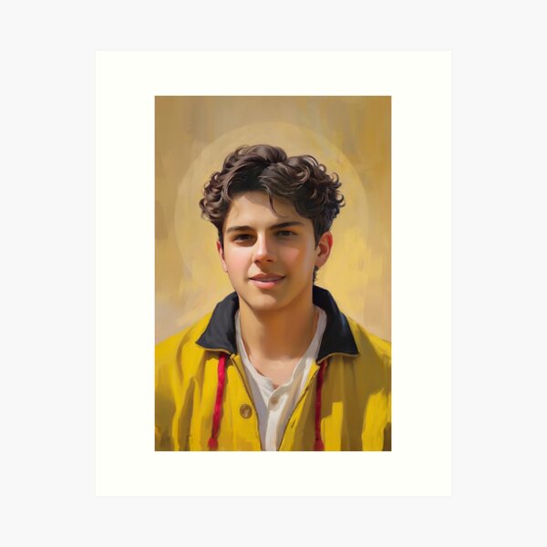 Blessed Carlo Acutis, Millennial Saint, Young and Handsome V.7 Art Print