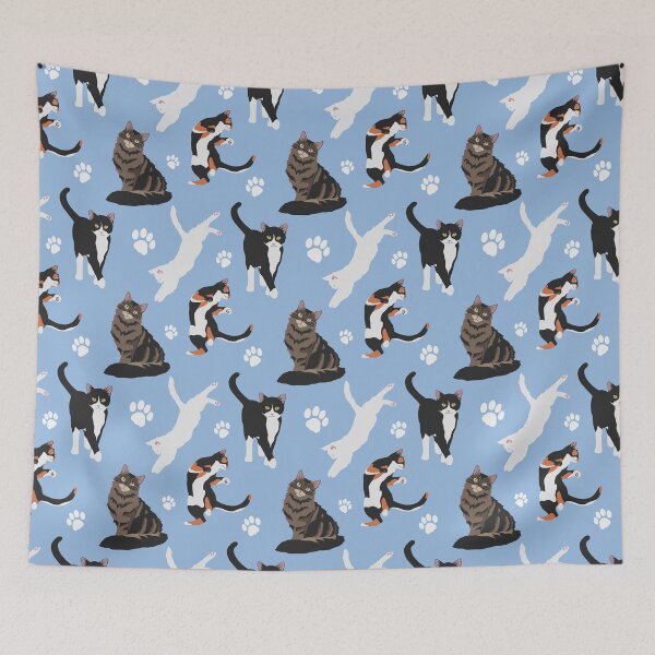 Item preview, Cat pattern designed and sold by Freshdazzle.