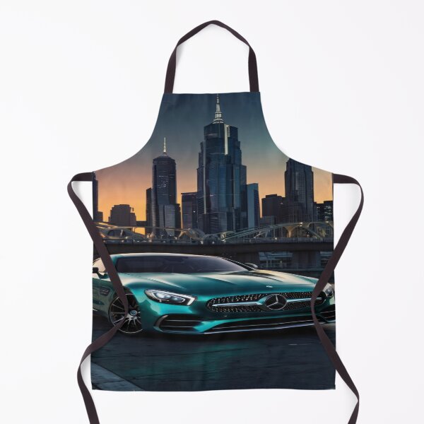 Item preview, Mercedes Benz wallpaper in the city skyscrapers designed and sold by Expressions-Sel.