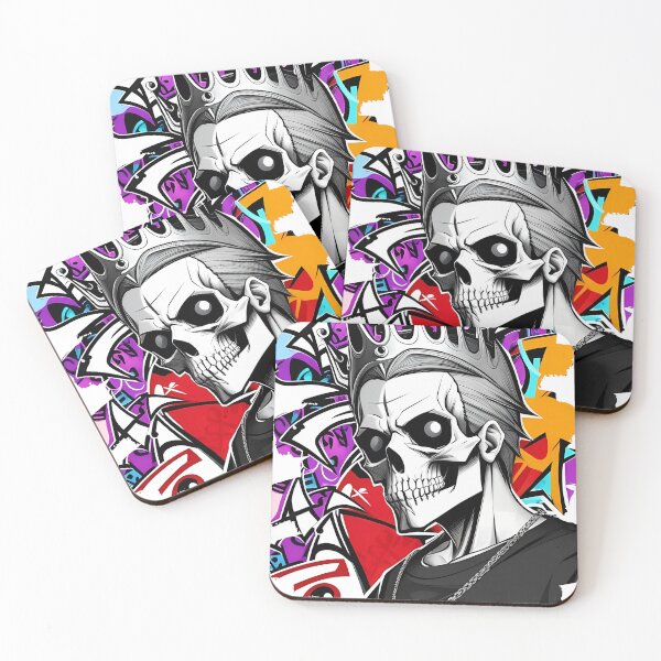 Item preview, graffiti skull designed and sold by Torben2024.