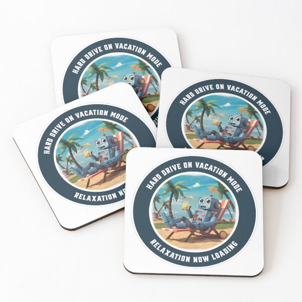 Item preview, Hard drive on vacation mode, Relaxation now loading T-shirt. designed and sold by Touched by  Starlight.