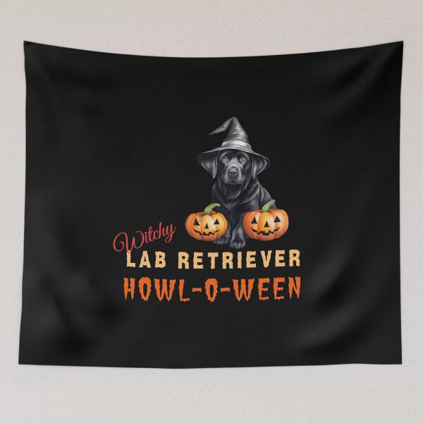 Item preview, Cute Witchy Labrador RetrieverHalloween Design for Dog Lovers. designed and sold by EldersRULE.