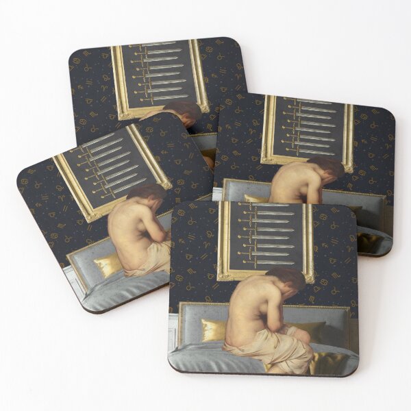 Item preview, Nine Swords Tarot Astrology Vintage Art designed and sold by SoulscapeStudio.