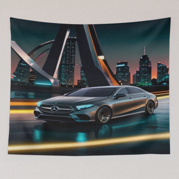 Item preview, Mercedes Benz wallpaper Cityscape designed and sold by Expressions-Sel.