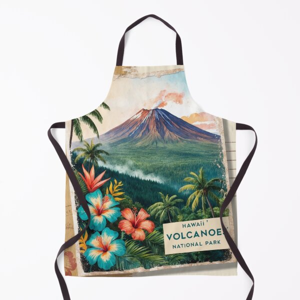 Item preview, Hawaii Volcanoes National Park Postcard Vintage Retro Travel designed and sold by TravelPostcardGems.