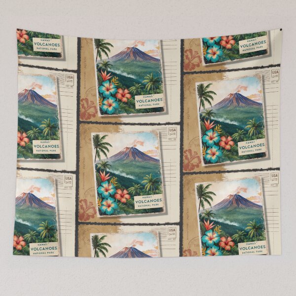 Item preview, Hawaii Volcanoes National Park Postcard Vintage Retro Travel designed and sold by TravelPostcardGems.