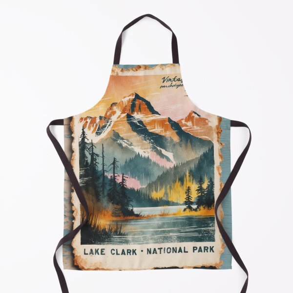 Item preview, Lake Clark National Park Postcard Vintage Retro Travel designed and sold by TravelPostcardGems.