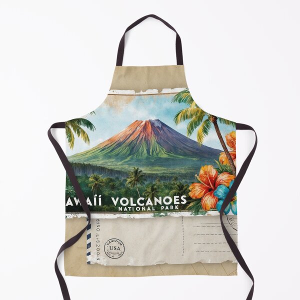 Item preview, Hawaii Volcanoes National Park Postcard Vintage Retro Travel designed and sold by TravelPostcardGems.