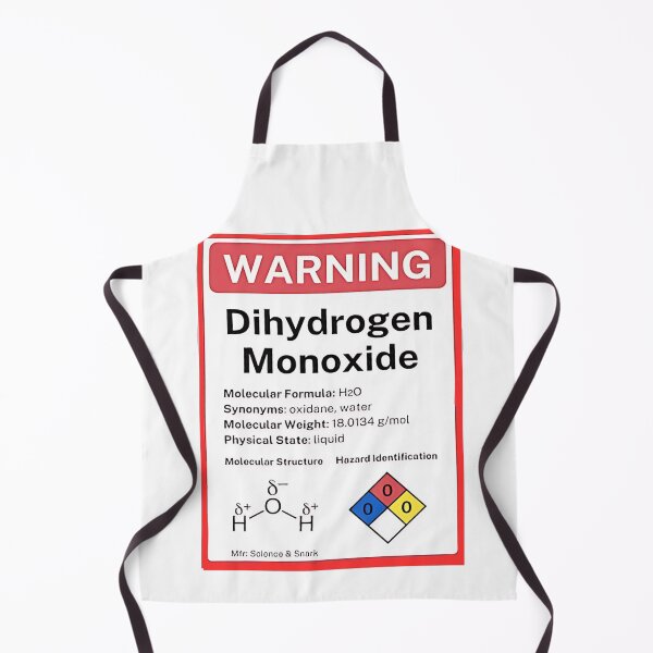 Item preview, Warning dihydrogen monoxide  designed and sold by Big  Donuts ⭐⭐⭐⭐⭐.