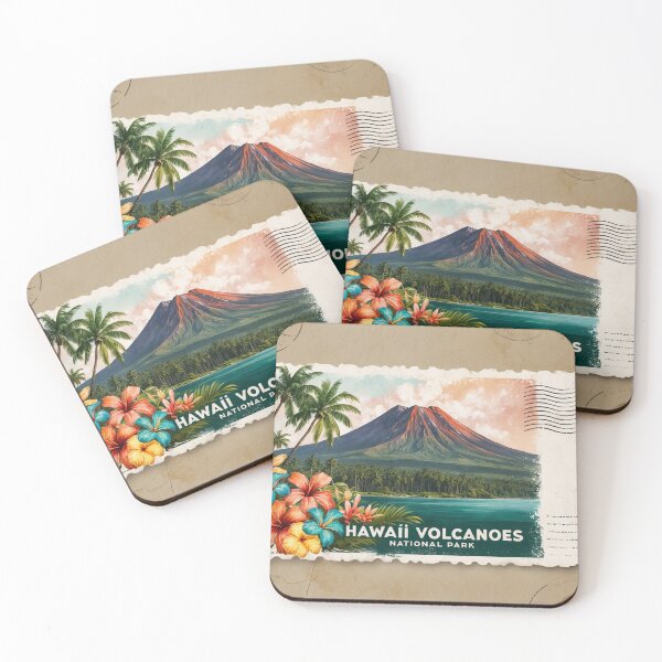 Item preview, Hawaii Volcanoes National Park Postcard Vintage Retro Travel designed and sold by TravelPostcardGems.