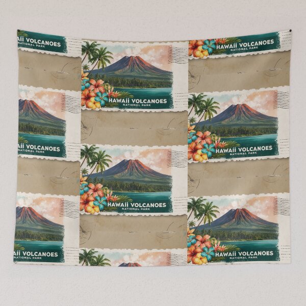 Item preview, Hawaii Volcanoes National Park Postcard Vintage Retro Travel designed and sold by TravelPostcardGems.