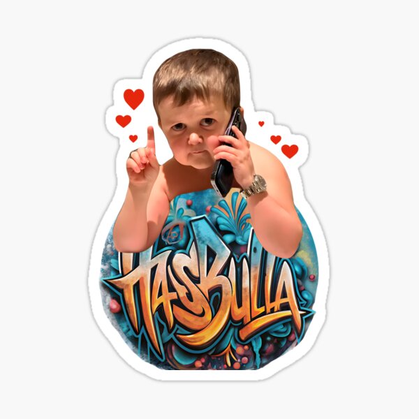 Item preview, Hasbulla Magomedov, Hasbik, a friendly cartoon of a Dagestani blogger designed and sold by orthodox-icon.
