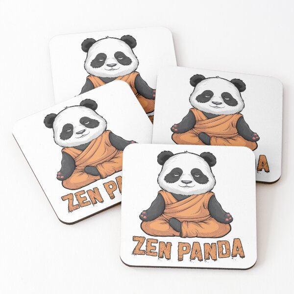 Item preview, Zen Panda designed and sold by Angry Swan Designs.