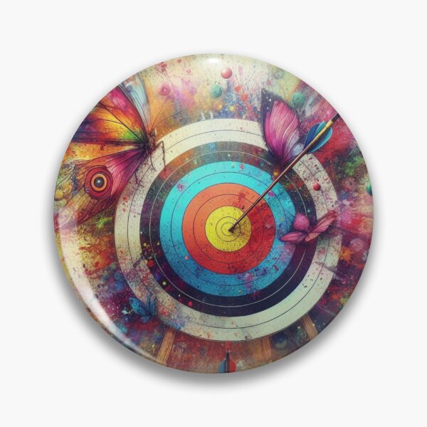 Item preview, Archery target colorful fantasy  designed and sold by flisq.