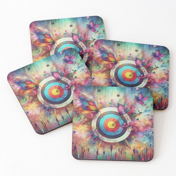 Item preview, Archery target colorful fantasy  designed and sold by flisq.