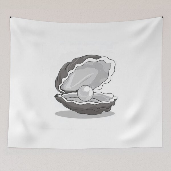 Item preview, Oyster Shell With Pearl designed and sold by FancyKiki.