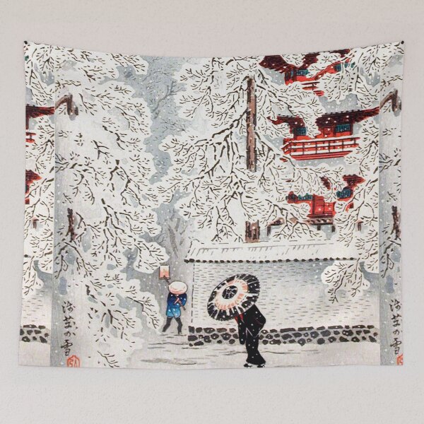 Item preview, Snow at Asakusa by Takahashi Shotei designed and sold by Takeda-art.