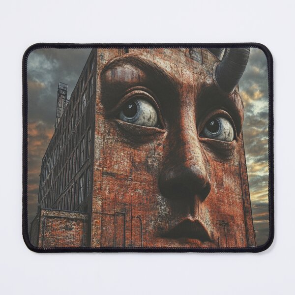 Item preview, Surreal Face Building with Industrial Horn designed and sold by hafifebozaid.