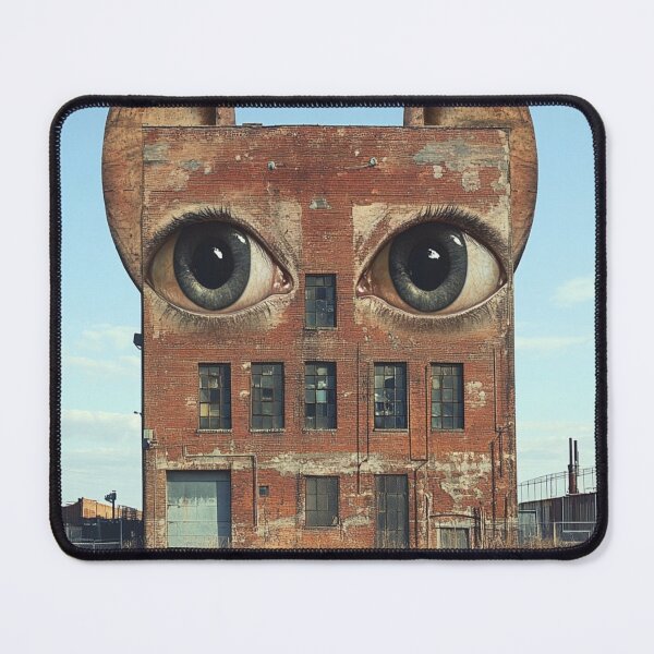 Item preview, Cat Eyes on Urban Building - Surreal Architecture designed and sold by hafifebozaid.