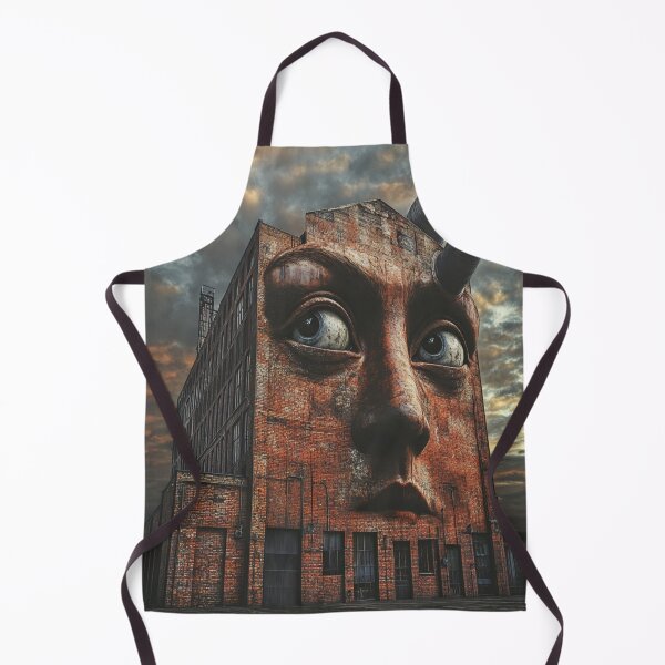 Item preview, Surreal Face Building with Industrial Horn designed and sold by hafifebozaid.