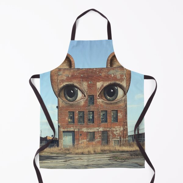 Item preview, Cat Eyes on Urban Building - Surreal Architecture designed and sold by hafifebozaid.