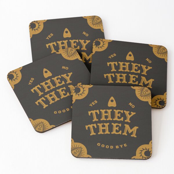 Item preview, OUIJA DARKWOOD THEY THEM designed and sold by HELLOCROSSING.