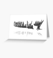 Ghost Shhip Dicky Greeting Card