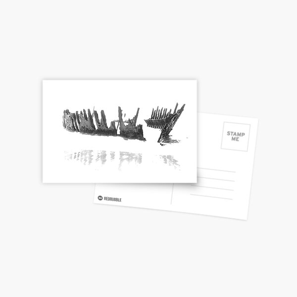 Ghost Shhip Dicky Postcard