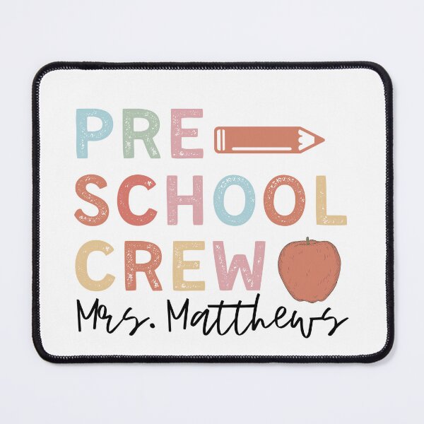 Item preview, Preschool Crew, Teacher  designed and sold by faridman.