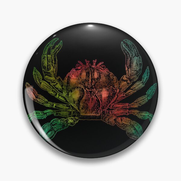 Item preview, Crab Sticker - Melon designed and sold by mikeymadness.