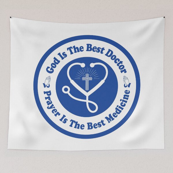 Item preview, God is the best doctor and prayer is the best medicine. designed and sold by Billium Halder.