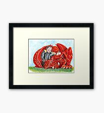 George and the Dragon Framed Print