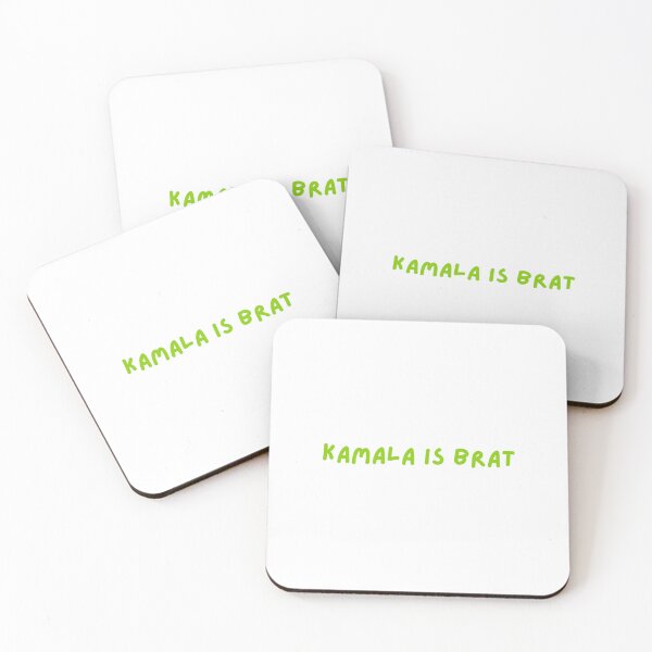 Item preview, kamala is brat, green retro handwritten font - kamala for president 2024  designed and sold by jessicaleah15.