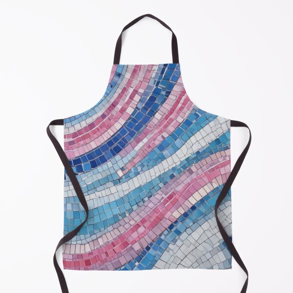 Item preview, Blue and pink mosaic designed and sold by GasconyPassion.