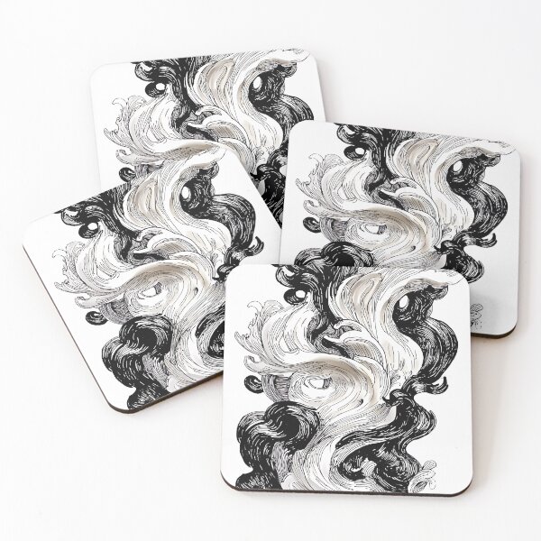 Item preview, Fire of feathers - Abstract art designed and sold by UmagineArts.