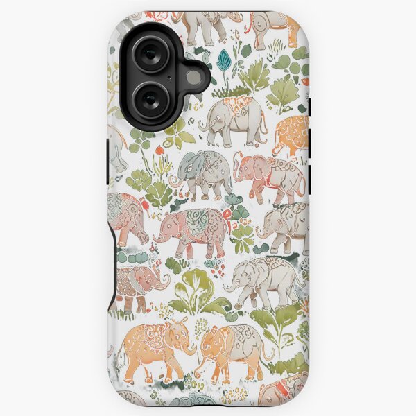 Item preview, Mixed color elephant designed and sold by ThaiArtArt.