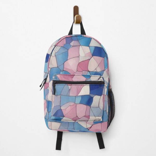 Item preview, Pink and blue mosaic designed and sold by GasconyPassion.