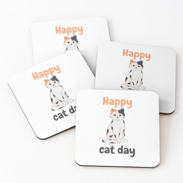 Item preview, happy cat day  designed and sold by vechone.