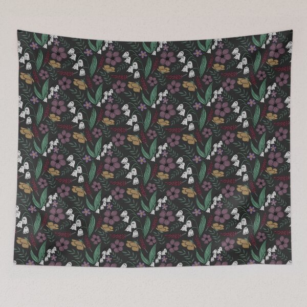 Item preview, Ghostly Floral designed and sold by serafineaandd.