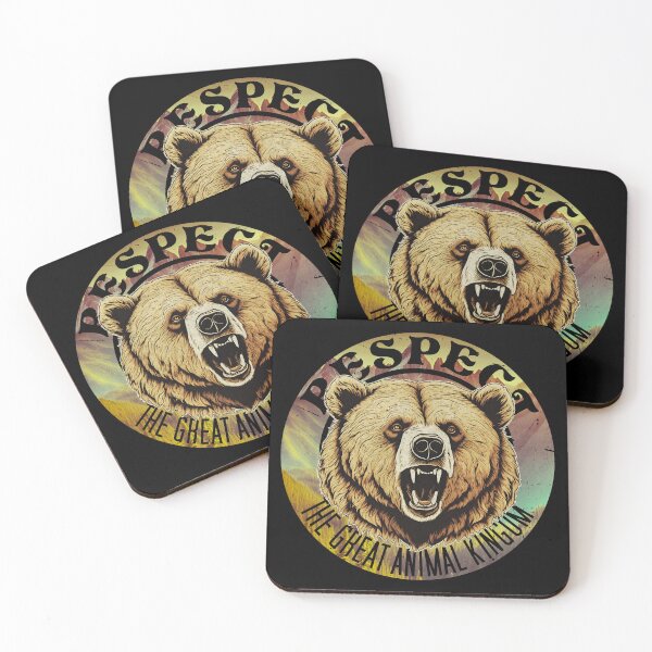 Item preview, Respect the great Animal Kingdom - Bear drawing designed and sold by FotoBuda.