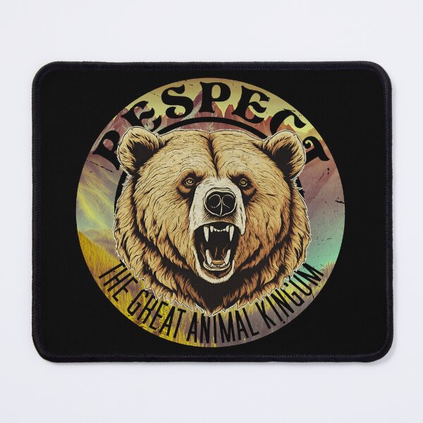 Item preview, Respect the great Animal Kingdom - Bear drawing designed and sold by FotoBuda.