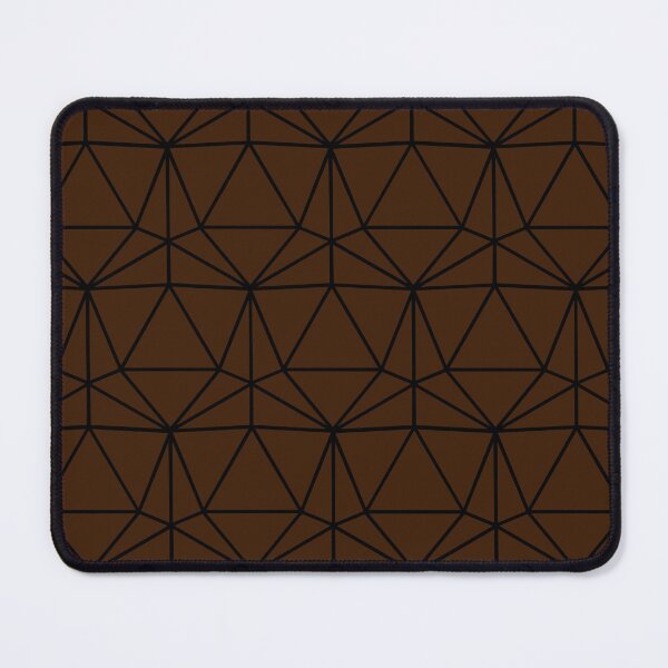 Item preview, Brown and Black Dodecahedron DND TTRPG Repeating Pattern designed and sold by ReverieFab.