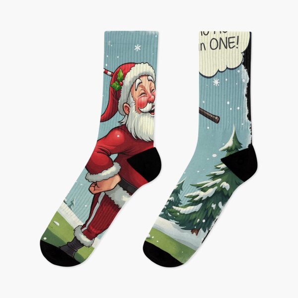 Item preview, Ho Ho Ho Hole in One golf shirt designed and sold by Ian Matthews.