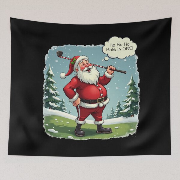 Item preview, Ho Ho Ho Hole in One golf shirt designed and sold by Ian Matthews.