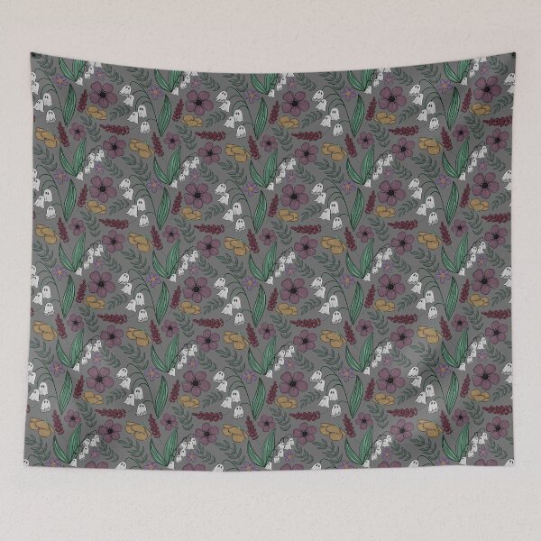 Item preview, Light Ghostly Floral designed and sold by serafineaandd.