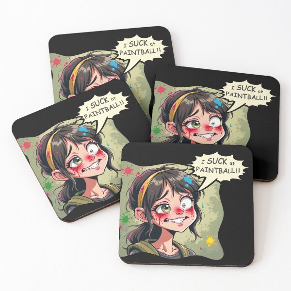 Item preview, I suck at paintball - Funny cartoon design designed and sold by Ian Matthews.
