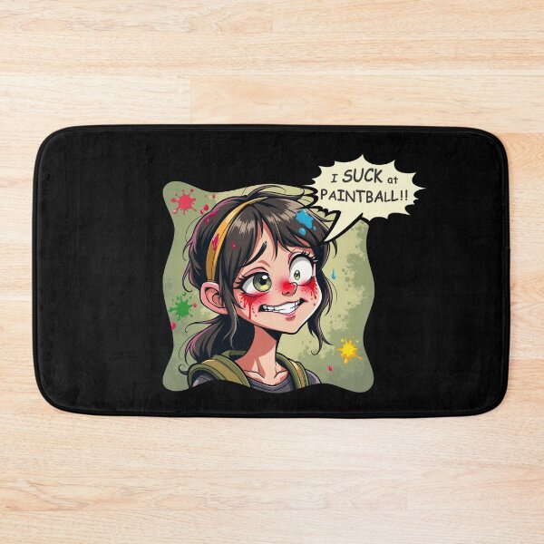 Item preview, I suck at paintball - Funny cartoon design designed and sold by Ian Matthews.