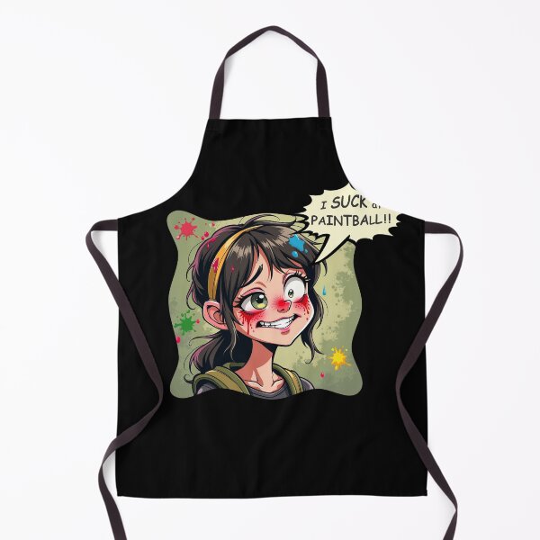 Item preview, I suck at paintball - Funny cartoon design designed and sold by Ian Matthews.